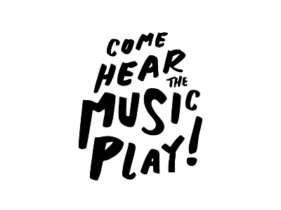 Jazz Club Lettering handlettering headline jazz lettering music