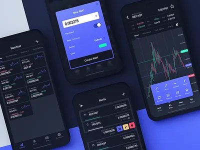 Crypto Ticker App altcoin app bitcoin blockchain crypto cryptocurrency design ui ux