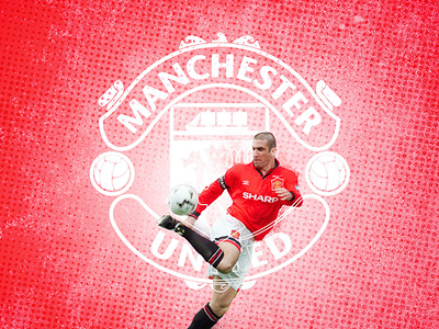 Cantona 2018 brand branding design football graphic icon illustration logo manchester manchester united photo photoshop picture poster soccer sports typography vector