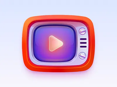 TV 3d icon 商标 海报 视频 设计