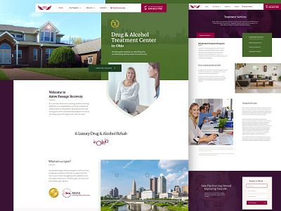 APR Website Redesign addiction recovery redesign rehab rehabilitation website