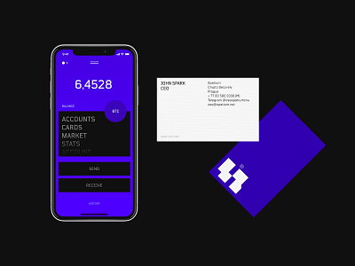 Spatium app design flat logo minimal mobile mobile app typography ui ux
