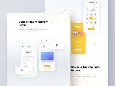 Wishu app - Behance presentation 10clouds aapplication app behance case study design illustration interaction interface mobile presentation ui ux wallet