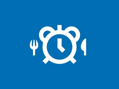 MouseWatcher Logo alarm alert clock dining disney eat fork knife logo mouse mousewatcher plate reservation watch