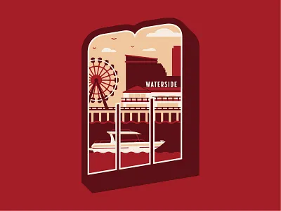 M design illustration minimal vector