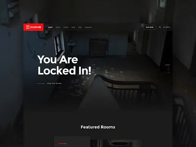 Escapium - Escape Room Game WordPress Theme escape escape room exitgame game key lock logical puzzle quest quest room real life room rooms time trap