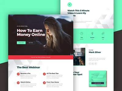 Webinar Landing Page webinar