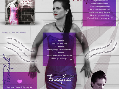 Freefall Instagram Design australia digital art freelancer instagram krystlesvetlana marketing melbourne music design