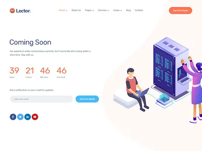 Coming Soon Template clean design color coming soon coming soon page coming soon template concert design event typography
