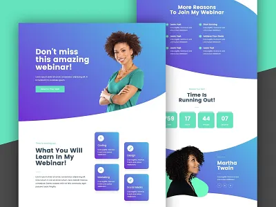 Webinar Landing Page webinar