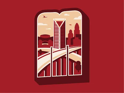 M design illustration minimal vector