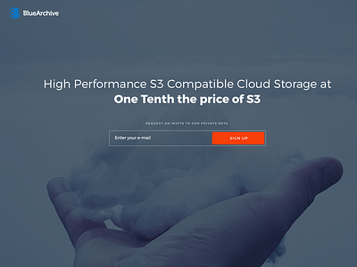 Blue Archive Landing Page design
