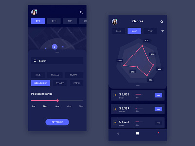 App practice app app design blank card design financial graph icon illustration lists ui ux