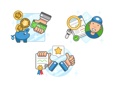 Squeegee Icon Illustrations cleaning company cleaning services credibility icon icon design illustration outline icon savings visibility window cleaning