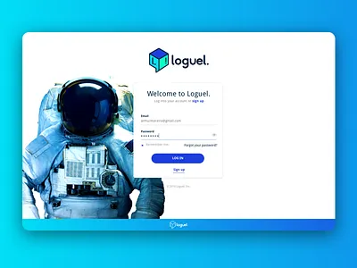 Login Screen - Loguel login ui