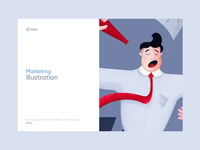 Kolay - Illustration Kit app branding design illustration interface landing mobile ui ux vector web