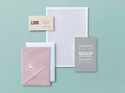 Free Stationery Mockups :) brand identity branding envelope mock up mockup mockup design stationery