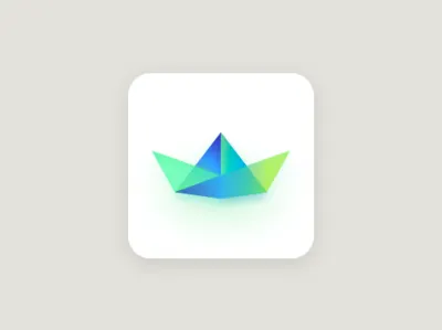 Sails App app blue branding desiginspiration design designer flat gradient green icon identity illustration ios logo minimal vector
