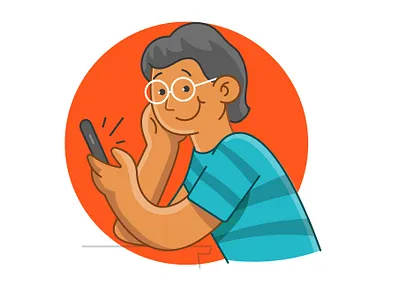 Illustration app design doodle illustration illustrator outline vector webillustration website banner