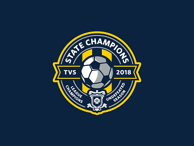 Trinity Soccer State Champions branding champions league champions logo soccer soccer badge sports state champions typography