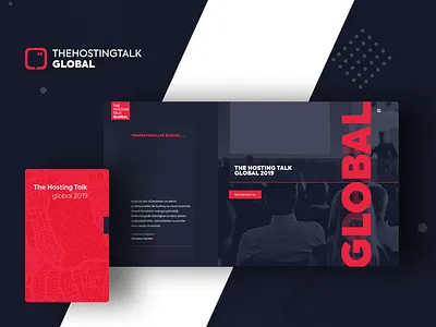 The Hosting Talk Global - Website Redesign Project branding clean concept daily design hosting landing logo meet page talk ui ux web website