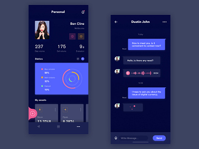 App practice app app design blank card clean design fashion financial graph icon illustration lists ui ux