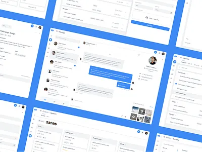 Openhub clean crm interaction design ui ui ux design web