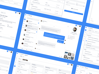 Openhub clean crm interaction design ui ui ux design web