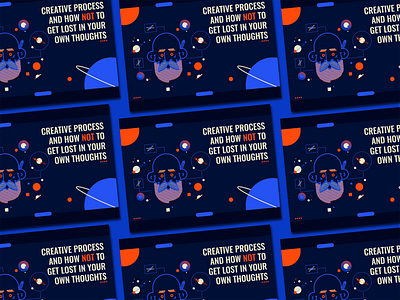 The Creative Process 2018 app art badge bold branding card creative direction flat hero page icon illustration nikola obradovic design ond typography ui ux vector vector art web