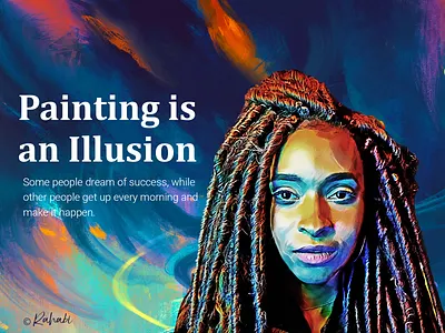 Digital Painting 3d art art work artist creative digital painting dribbble illustration painting ui ux vector website