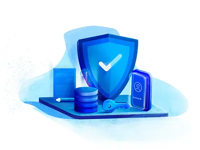 Security Illustration czyzkowski design illustraion objectivity security team web