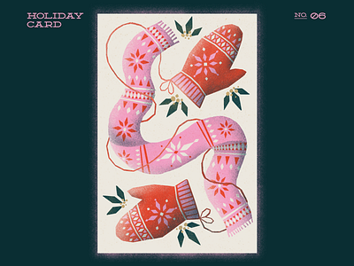 Winter Gear christmas christmas card clothing digitalart digitalartist illustration mitts procreate procreateapp scarf winter xmas xmas card