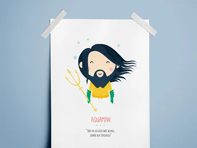 Aquaman Illustration aquaman arthur curry character design comics dc design illustration justice league kids