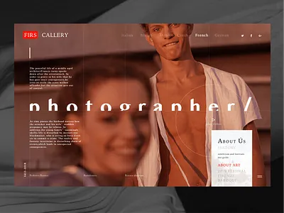 Content Homepage Services Section art article blog concept design girls illustration models photograhy photographer promo shop social ui ux web website