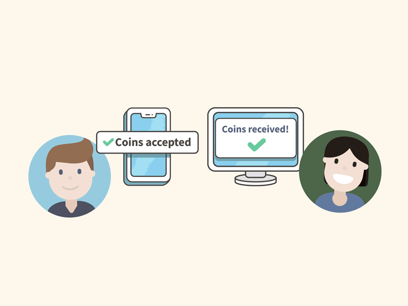 Easy crypto currency transfers animation bitcoin btc crypto crypto currency crypto exchange explainer animation explanation explanatory video explanimation neo transfer