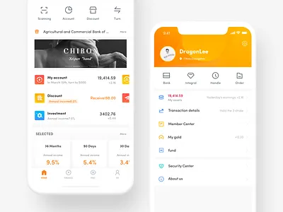 Financial App app dragonlee financial financial app ui