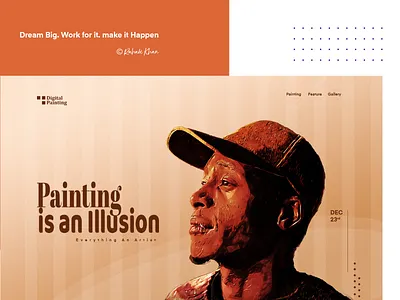 Digital Painting V 13.02 agency best creative design dribbble illustration landing landingpage new page paint painting shot template typography ui ux vector webdesign website