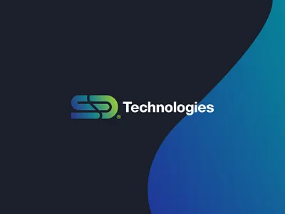 S&D Technologies brand branding design graphic design it logo tech technology typography vector visual design
