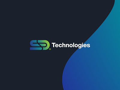 S&D Technologies brand branding design graphic design it logo tech technology typography vector visual design