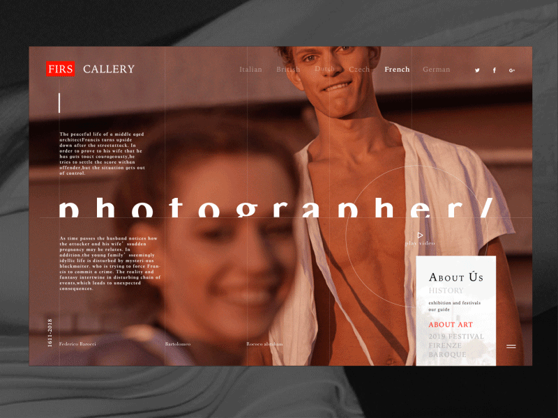 Wedding Photography Blog web design and animation art article blog categories concept design fashion girls happy illustration photography shop ui ux web wsdding