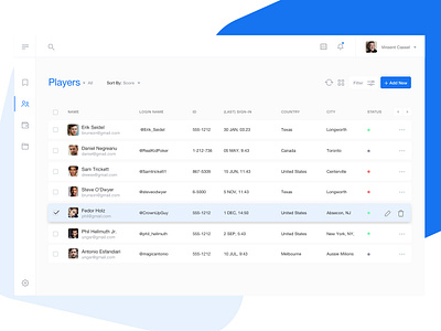 Dashboard dashboard system management mobile players ui ui dashboard ux web