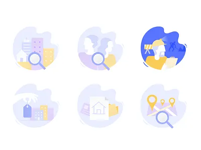 "Empty state" icon series easybroker empty states icon icon app onboarding screen design ui ux design