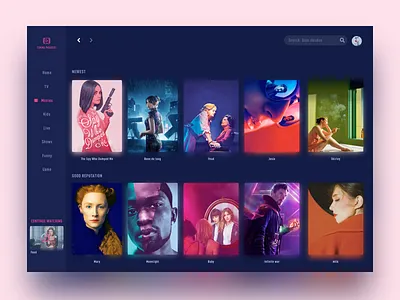 Day 8 _ Cinema cinema design film movie ui ux website