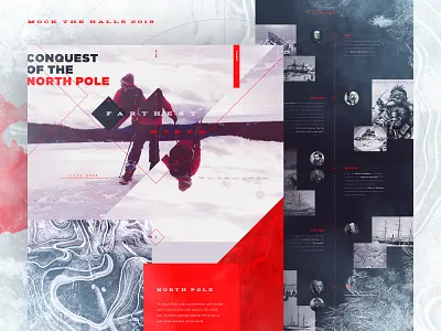 Farthest North (Mock the Halls Challenge) mock the halls mockthehalls web design