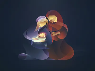 Nativity birth christ christmas design illustration jesus