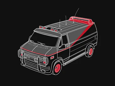 Pity The Fool auto car design illustration vector