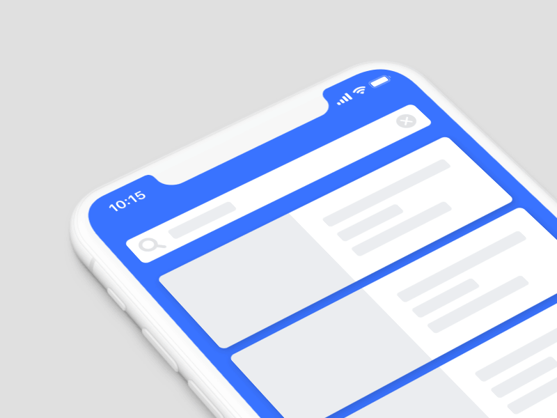 Pull to refresh animation ae animation app blue design gif pulldown refresh ui