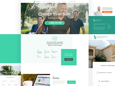 Addiction Solutions Florida Redesign addiction alcohol drugs recovery redesign rehab rehabilitation website