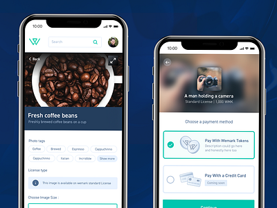 Wemark Mobile Screens app ui ux web website