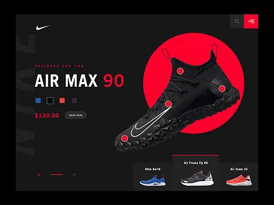 Nike_product exploration ecommerce fashion nike design nikeredesign product design redesign shoes user inteface website websitedesign